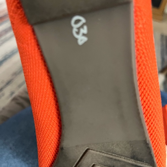 Cynthia Rowley Chelsea Flats Orange - Picture 4 of 5